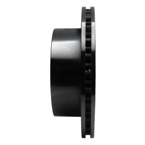 Ford E-250 Econoline Brake Rotor (1) - Rear Left - R1 Concepts - Drilled & Slotted - Black - `99-`07
